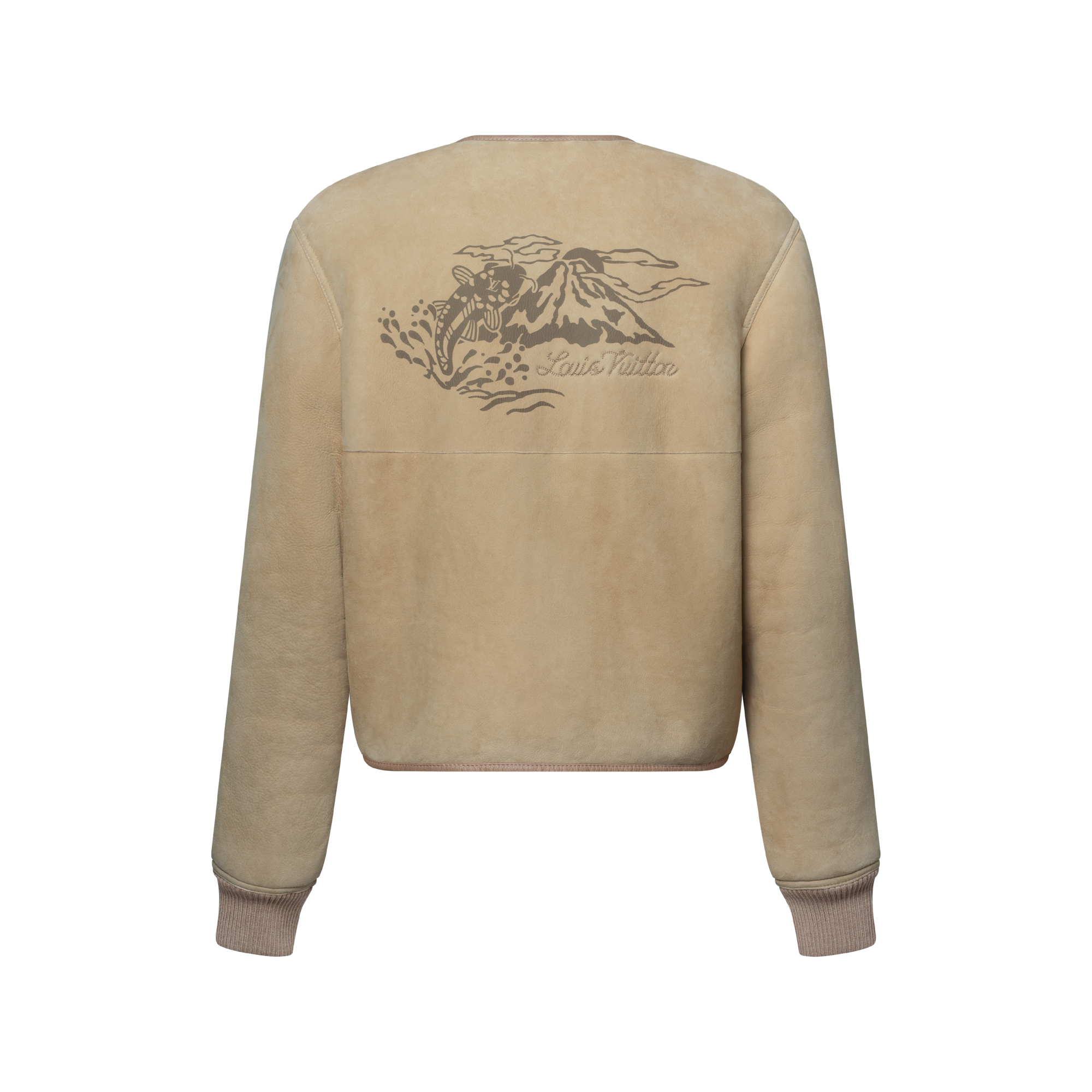 LOUIS VUITTON エシャルプ ネバーフリーズ シャーリング Embellished Shearling Liner Jacket - High-End Ready-to-Wear